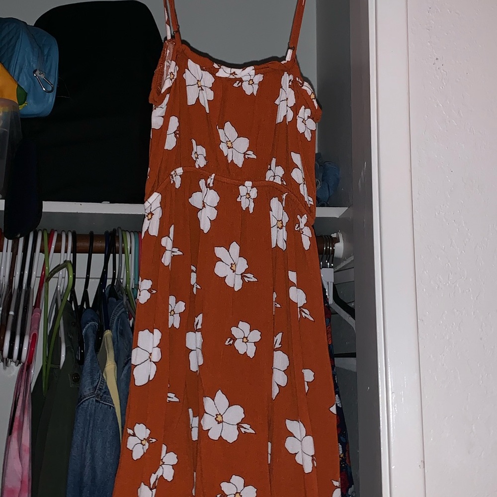 Orange dress